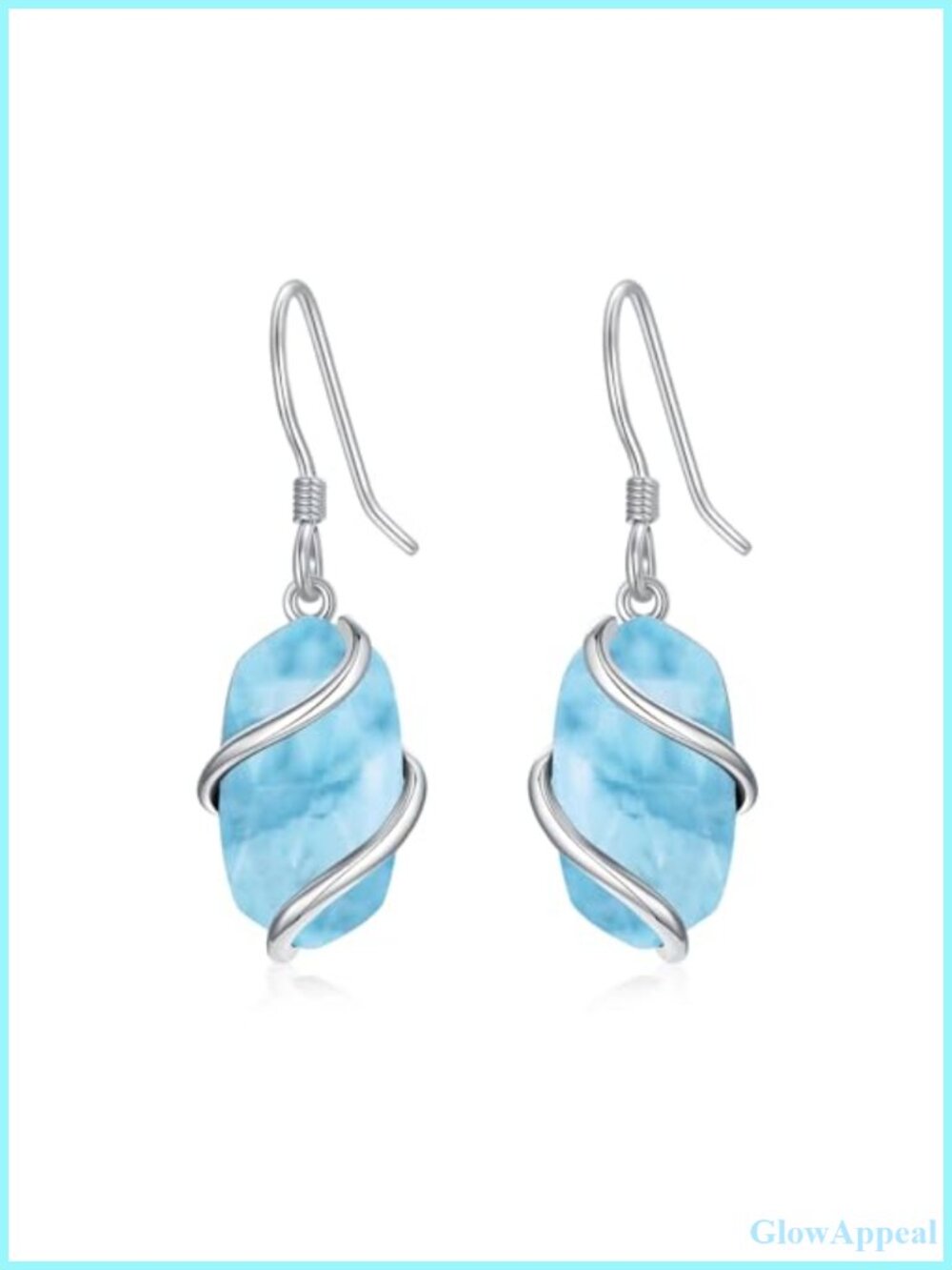 925 Sterling Silver Dangle Earrings with Gemstone Drop for Women